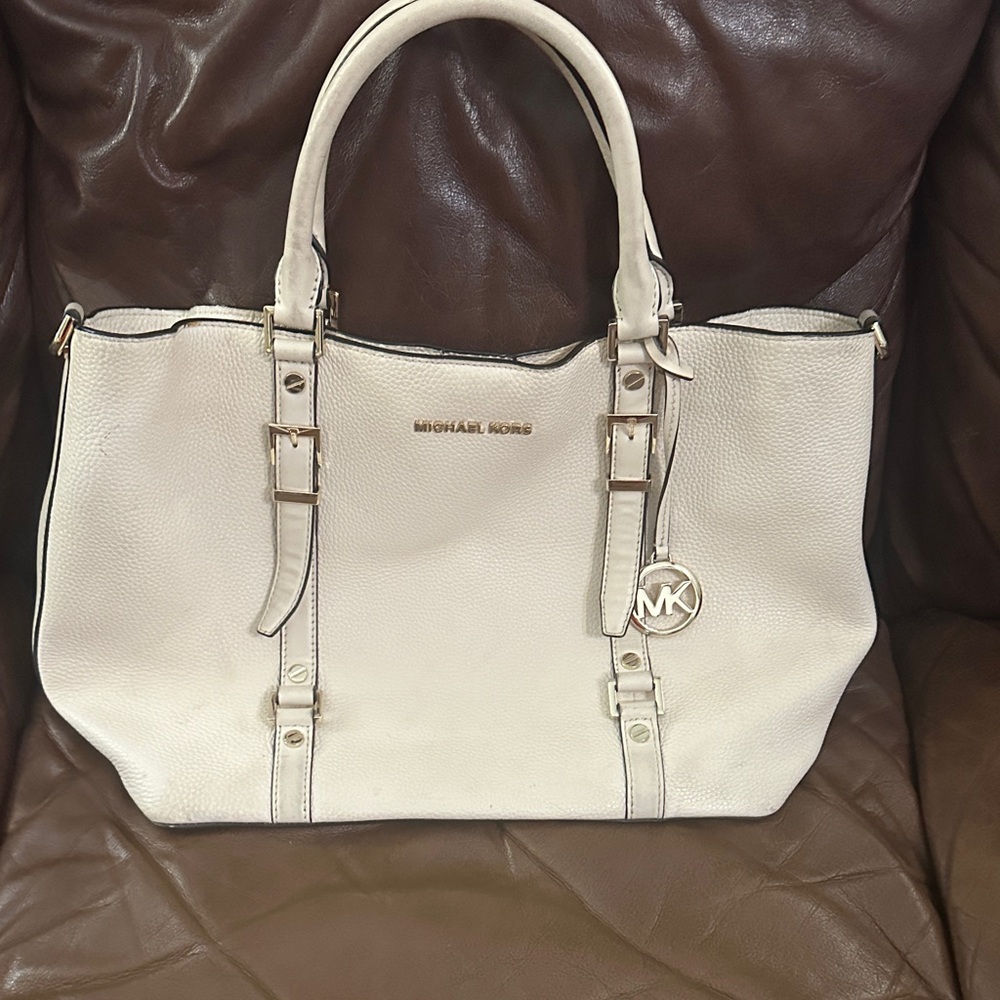 Michael Kors Off-White leather Tote Bag